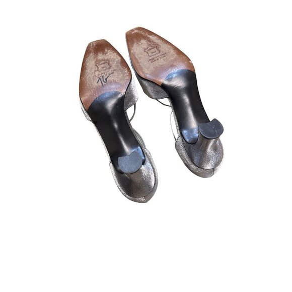 Stuart Weitzman  dark gray shoes block heels of 2.5 inches tall size 8.SKU 3034 - Picture 6 of 11